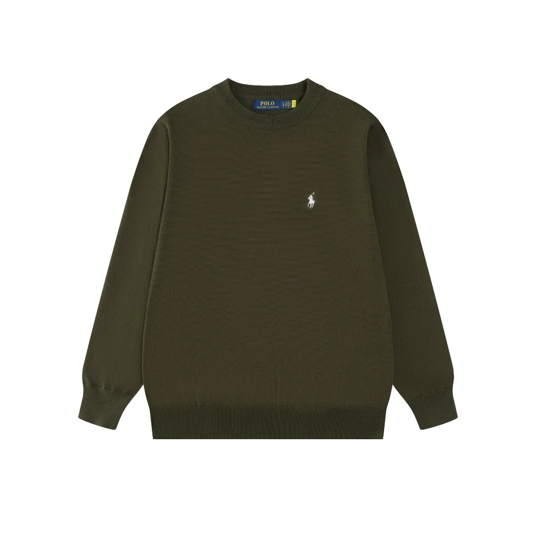 P206 #R80 Ralph Lauren Knitted Pony Embroidered Round Neck Pullover Sweater Official Website Synchronized Same Style for Men and Women Sizes: S-XL Color: White Blue Khaki Army Green Dark Gray Gray Navy Red Label Navy Blue White Label Black White Label Black Red Label Classic Cotton Yarn 100% White Cotton High Quality Goods Classic styles have always been popular! The workmanship details are very good! The simple round neck pullover sweater is always the standard, with classic brand embroidery on the chest! All major stars have the same style! Best for couples. High quality goods! Xinjiang cotton micro-elastic and smooth fabric has excellent quality. Pure cotton is soft and skin-friendly. Size: S M L